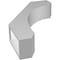 Ekena Millwork 3 1/2-in. W x 14-in. D x 22-in. H Legacy Architectural Grade PVC Knee Brace BRCP035X14X22LEC - alternate 2